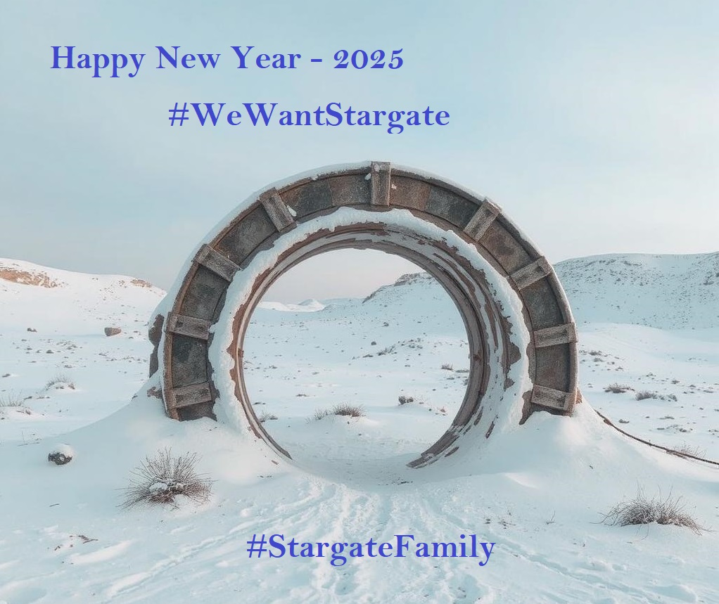 I'm wishing you all a #HappyNewYear ! #StargateFamily