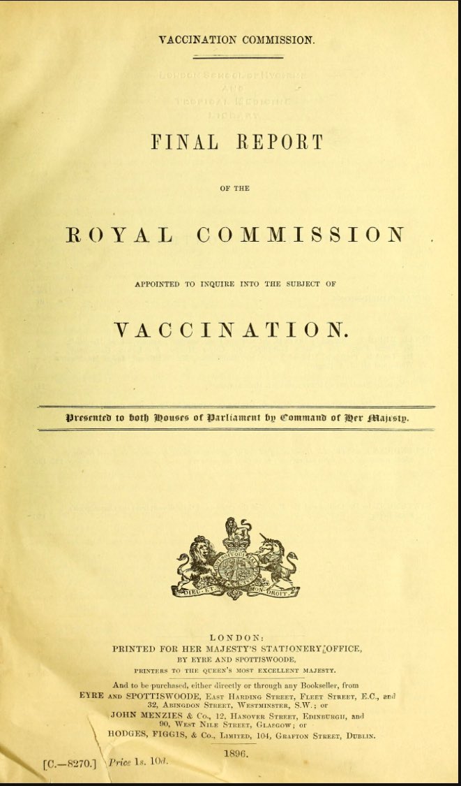 Because of anti vaccine sentiment, the British government commissioned an enquiry into whether vaccination was safe and effective.

They found that it was (of course).

In 1896

Now, nearly 130 years on, RFK Jr and colleagues want to do the same.

The findings will be the same