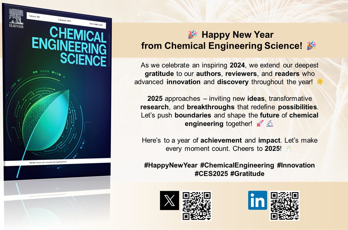 Chemical Engineering Science (CES) tweet media