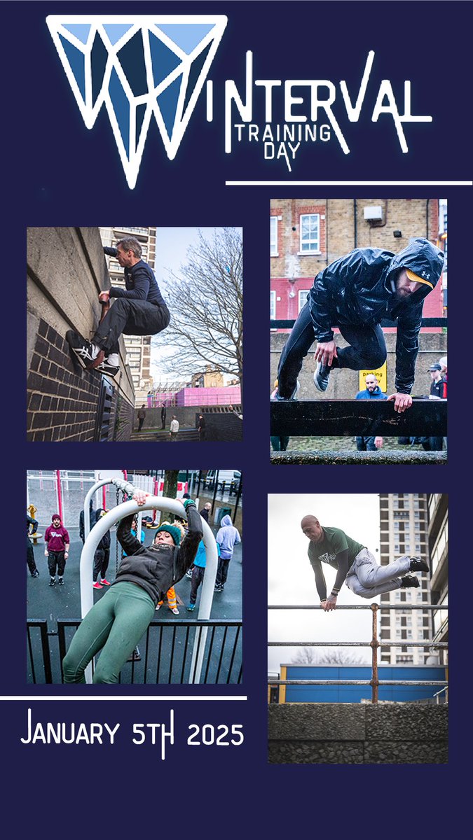 Join us for the urban training day that is WINTERVAL TRAINING DAY!

Sunday 5th January, London.

mailchi.mp/parkourgenerat…