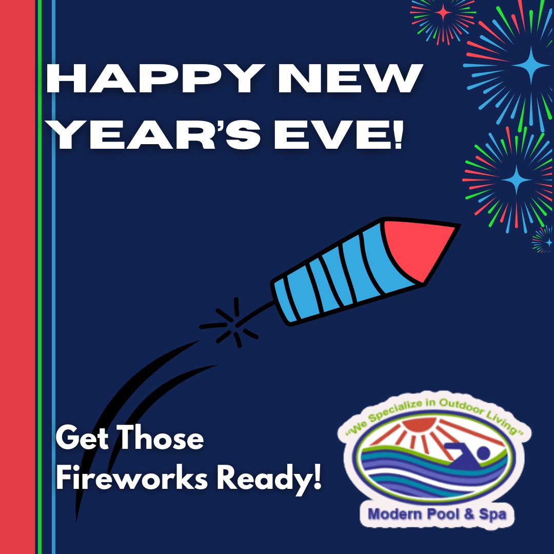 Modernpool's tweet image. Wishing you all a Happy New Year's Eve! We wish you a happy and healthy 2025! We hope your night is full of fun!

#2025 #newyearseve #poolsoftupelo