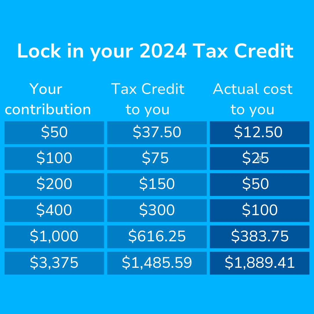 Today is the last day! You have until midnight to make a donation to my election readiness fund and lock in your 2024 tax credit (you can get up to 75% back on your tax return).

If you support my efforts to make Milton — and Ontario — the best places to live, work, and raise a