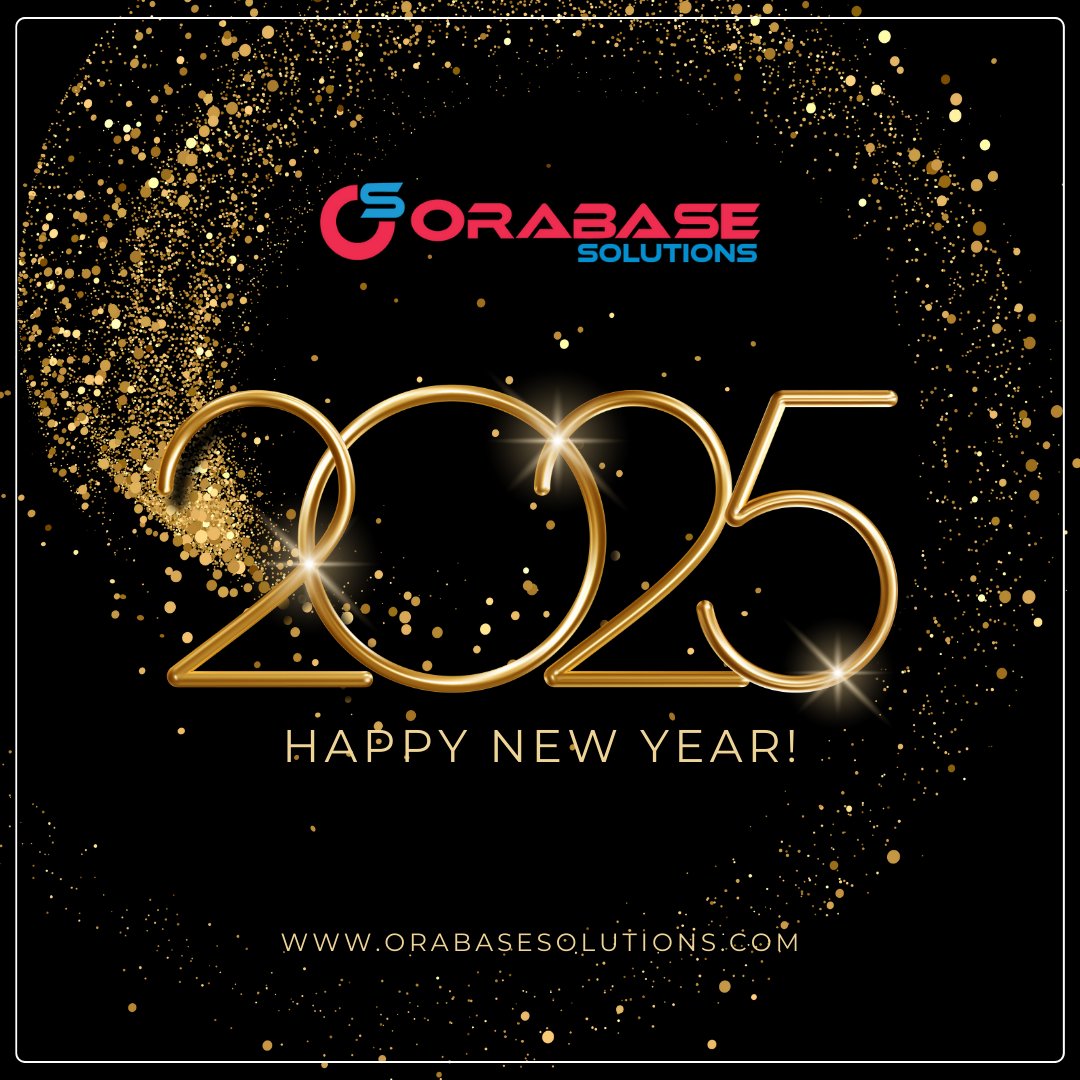 Orabasesolution's tweet image. 🎉 Happy New Year from #OrabaseSolutions! Wishing you a year full of growth, #success, and innovation. Let’s achieve greatness together in 2025! orabasesolutions.com

#HappyNewYear #NewYear2025 #Innovation  #Celebrate2025 #NewBeginnings #Teamwork #BusinessGoals #TechSolutions