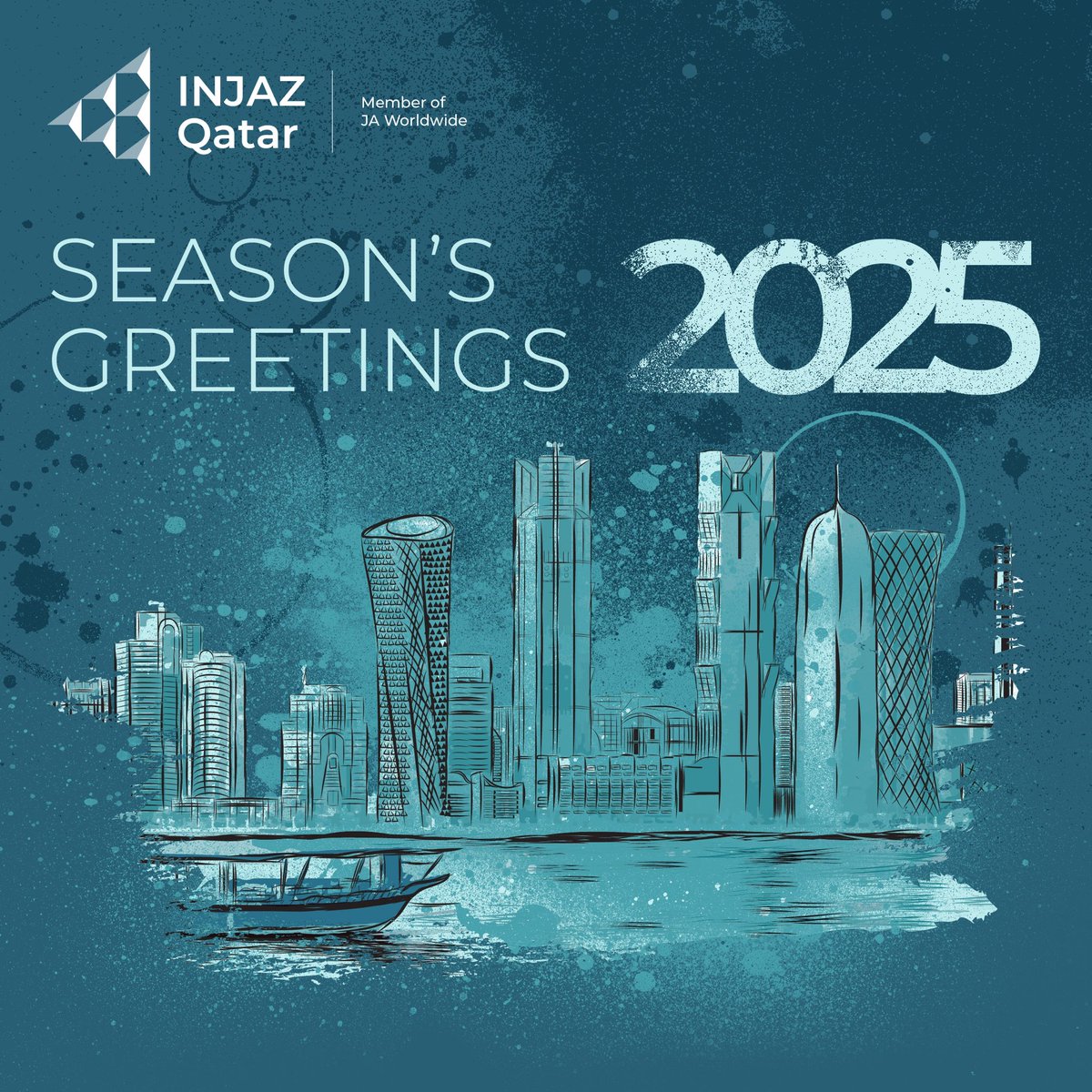 Season’s greetings from INJAZ Qatar! Wishing you a year filled with joy, success, and inspiration.🎉
#INJAZQatar #seasonsgreetings #2025