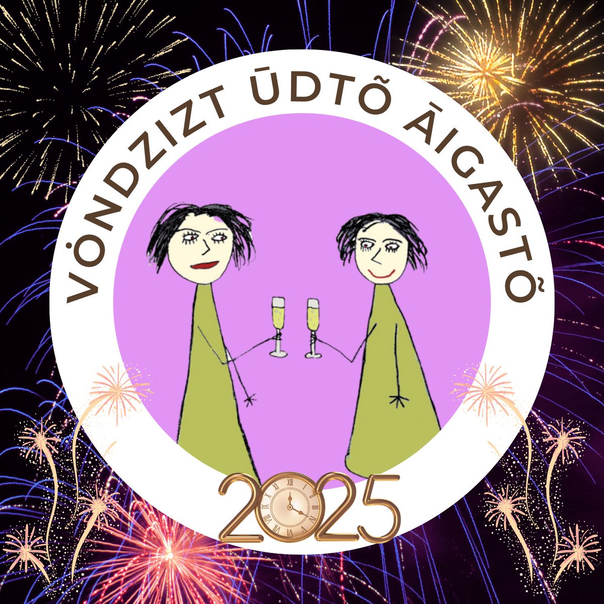 Novēlam "Laimīgu Jauno gadu" lībiešu valodā ;)