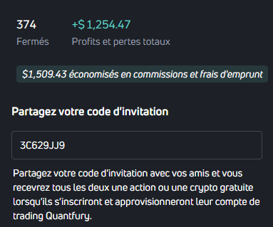 Charline164's tweet image. J&apos;utilise depuis quelques mois #Quantfury pour le trading de cryptos, ça marche bien 😄 @quantfury 
Surtout avec l&apos;aide de @willylebon ! Merci
Code invitation : 3C629JJ9