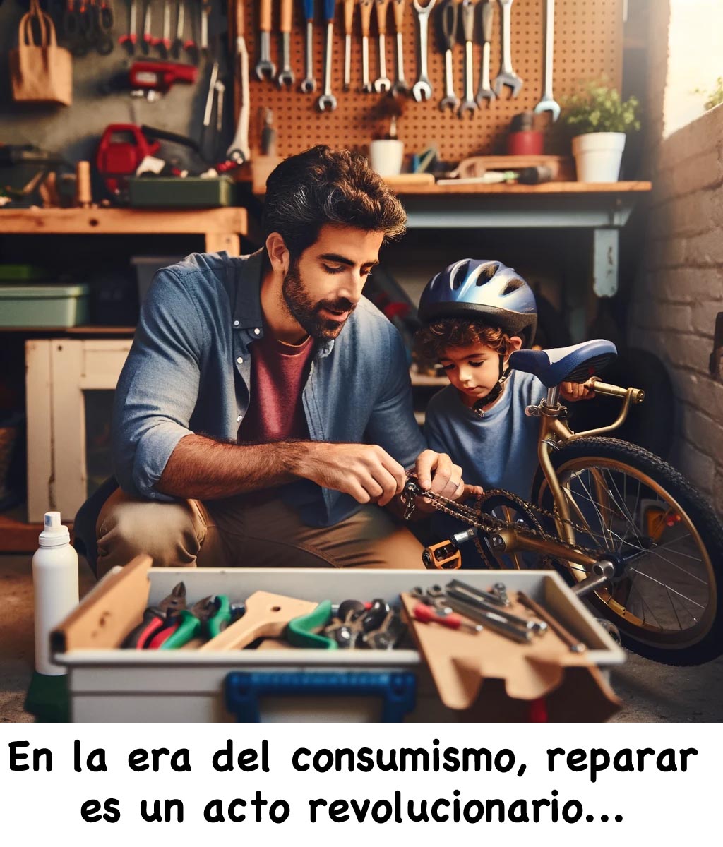En la era del consumismo, reparar es un acto revolucionario...