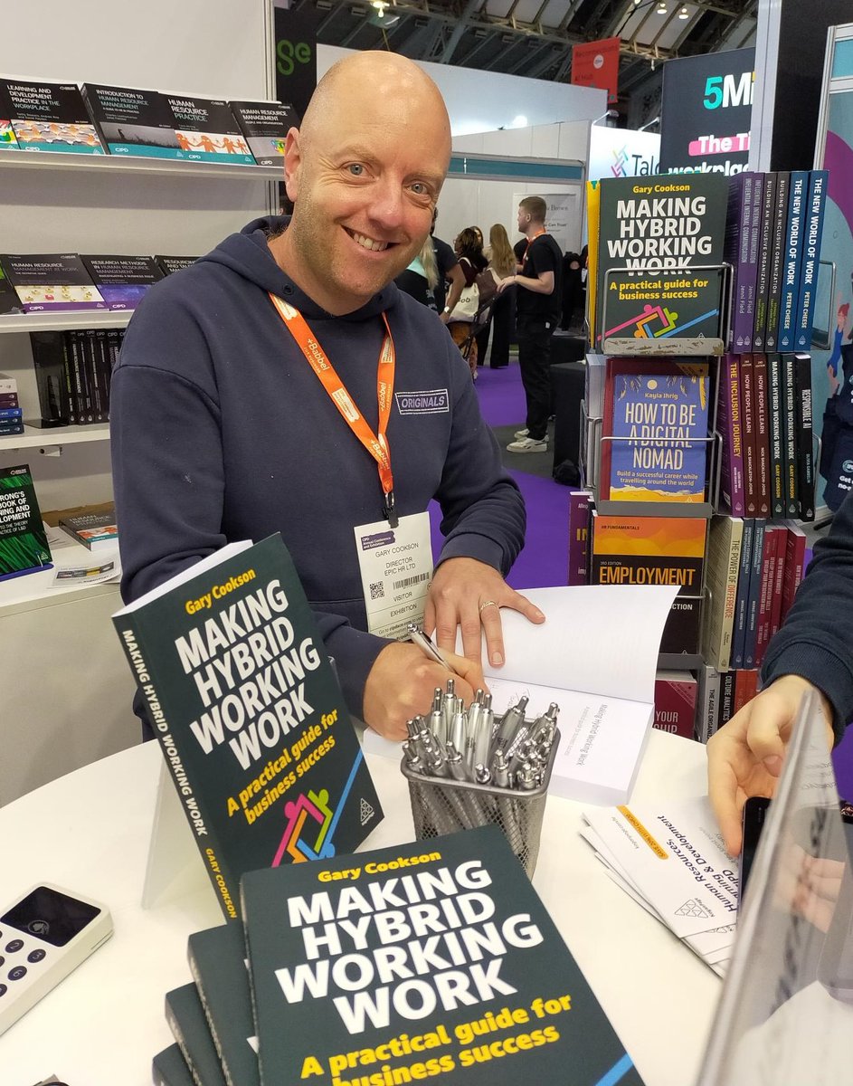 Gary Cookson (@gary_cookson) on Twitter photo Only a few days until Making Hybrid Working Work is published (koganpage.com/hr-learning-de…).
If the world of work isn't working quite so well for your organisation, why not fix it?
I'd love to chat to you once you've read the book to see what you think.
#MakingHybridWorkingWork Only a few days until Making Hybrid Working Work is published (koganpage.com/hr-learning-de…).
If the world of work isn't working quite so well for your organisation, why not fix it?
I'd love to chat to you once you've read the book to see what you think.
#MakingHybridWorkingWork