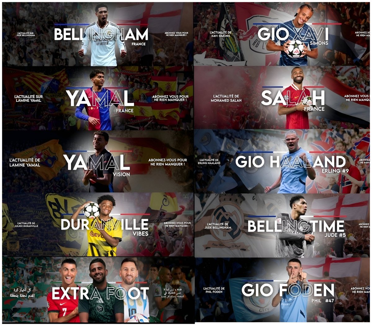 NFZVisuals's tweet image. 𝑩𝑨𝑵𝑵𝑰𝑬̀𝑹𝑬𝑺 𝑷𝑬𝑹𝑺𝑶𝑵𝑵𝑨𝑳𝑰𝑺𝑬́𝑺 ! 🎨💫

FAV &amp;amp; RT pour la force ! ♻️