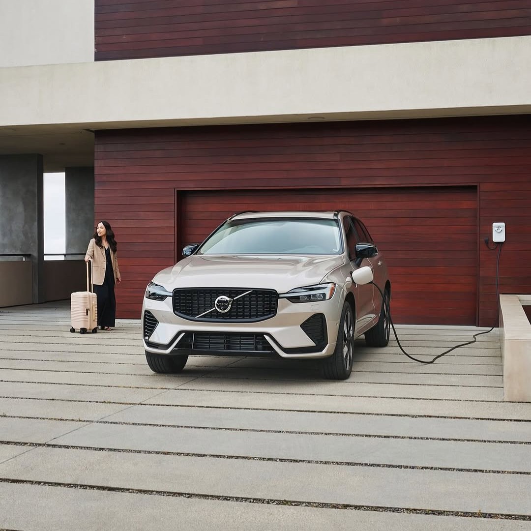 From daily commutes to longer adventures, start your electric journey with the Volvo XC60 plug-in hybrid. #volvocarsramsey #volvocars