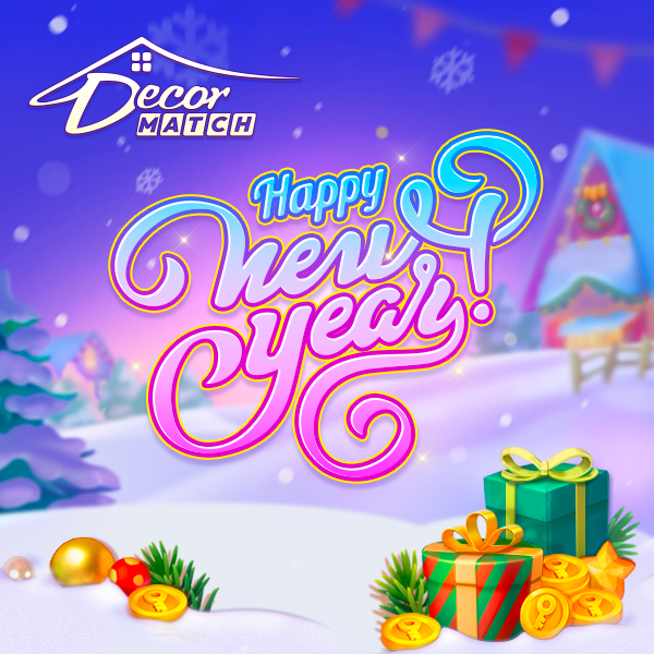 𝑯𝒂𝒑𝒑𝒚 𝑵𝒆𝒘 𝒀𝒆𝒂𝒓! 🎇
🎉 We hope you find joy and success in the coming year!! 🥳As always, we will keep working hard to bring you more fun times in the coming year!
✨ Also, remember that a new update is coming soon!✨
Happy Holidays! 💗 #HappyNewYear