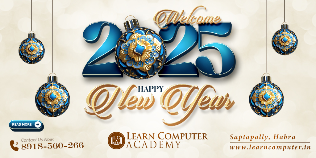 welearncomputer's tweet photo. 🎉 Happy New Year 2025! 🎉

Here’s to new beginnings, bigger goals, and endless learning! 💻✨
Let’s grow, create, and achieve together. 🚀
🌟 Team Learn Computer Academy

#HappyNewYear2025 #LearnAndGrow #NewBeginnings https://t.co/03hZNU0mr4