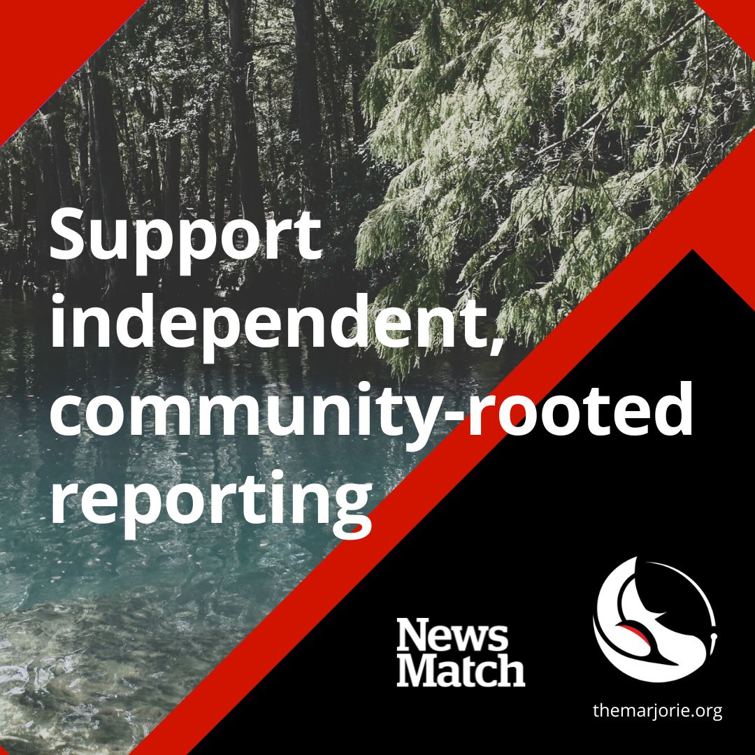 Support independent, community-driven reporting on Florida's environment before midnight! Every dollar makes a difference, and thanks to #NewsMatch, your gift will be doubled. Help us start 2025 strong and ensure thoughtful journalism thrives: themarjorie.org/donate-today 🌿