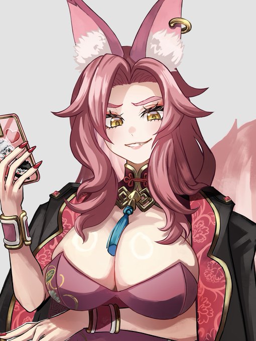 「コヤンはかきあげ似合うだろな〜」って今までとは違う髪型デザインしたら、謎のコヤンのCMで偶然同じ髪型!!!!!!!!!同じ愛を持ってコヤンのヘアメイクできていたのか……!?うれしい!!!!!!!!!!!!! 