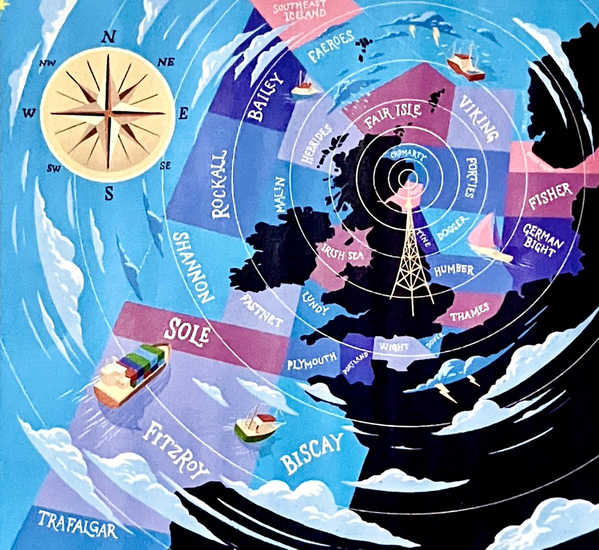 ‘It doesn’t just sound like poetry, it is poetry…’

Scott Huler on the Beaufort Scale in Sea Like a Mirror on BBC Radio 4/BBC Sounds. Radio craft at its finest…

bbc.co.uk/programmes/m00…

(illustration by Mark Frudd in the Radio Times)