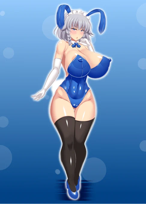 そろそろ干支が変わるからバニー咲夜さん干支が変わってもバニーは描いていい というか24年も兎年じゃない 