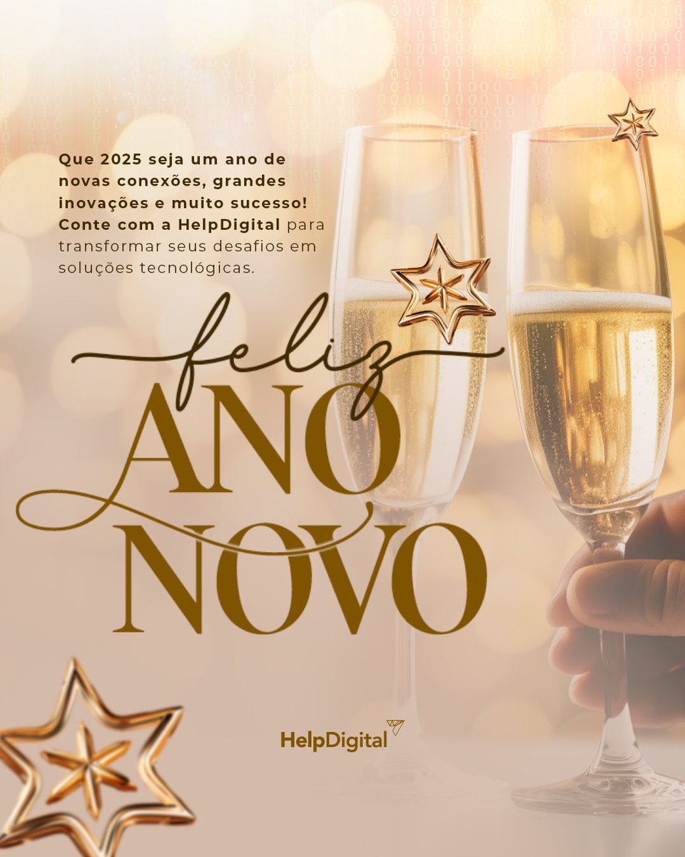 helpdigitalti's tweet image. Um 2025 recheado de oportunidades, mas principalmente, saúde e paz para todos.