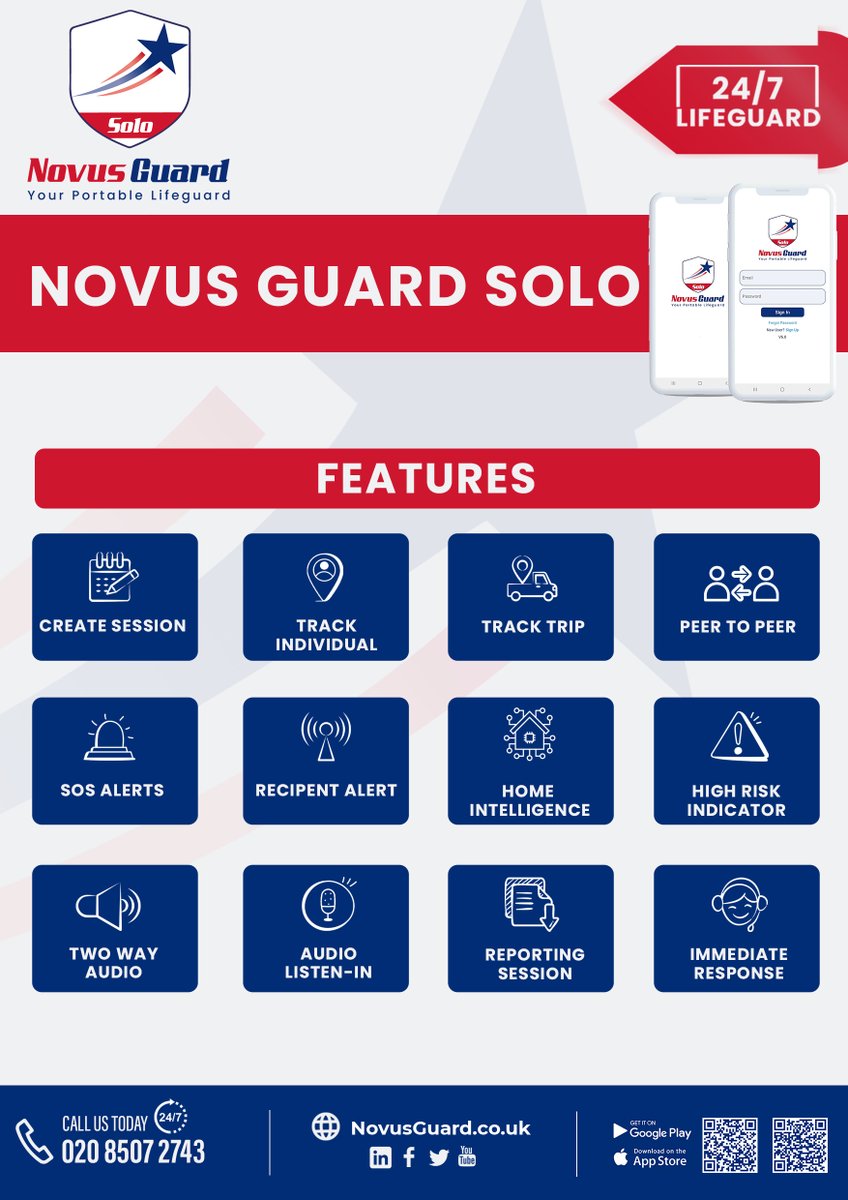 NovusGuard's tweet image. Discover the peace of mind with Novus Guard Solo: SOS alarms without internet, real-time tracking, and peer-to-peer safety alerts. Your personal security, anytime, anywhere. #NovusGuardSolo #PersonalSafety #EmergencyResponse