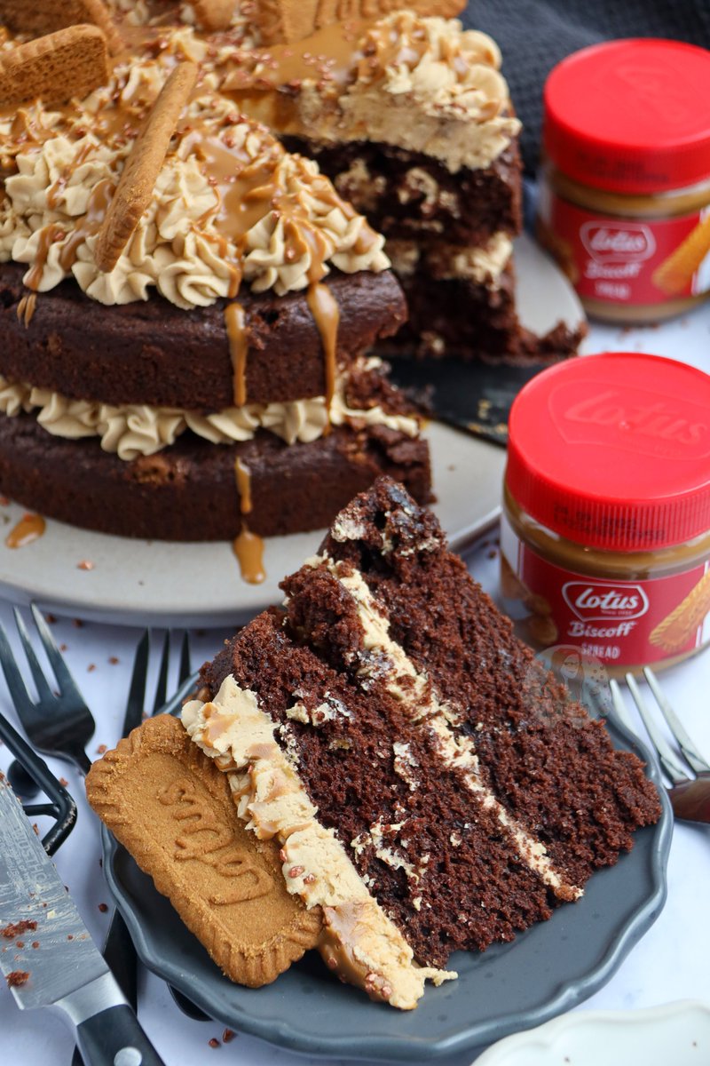 Vegan Biscoff Cake 😍🤩 Recipe - janespatisserie.com/2022/07/08/veg…