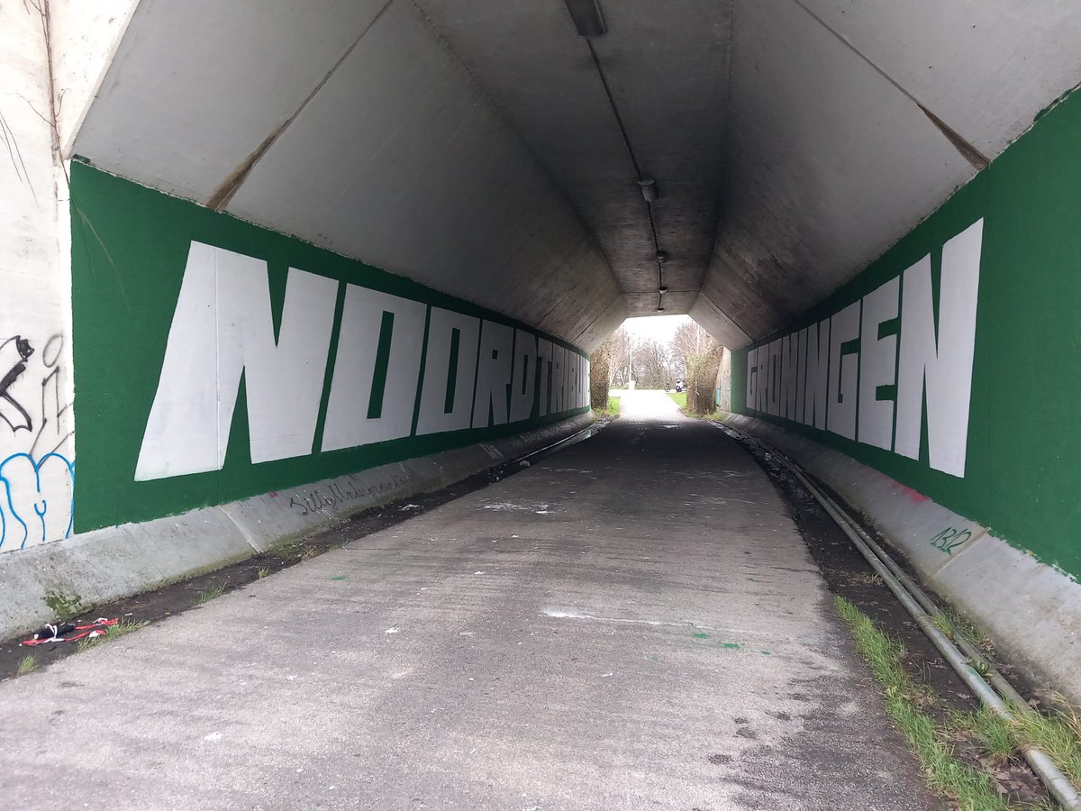 FC Groningen StreetArt tweet media
