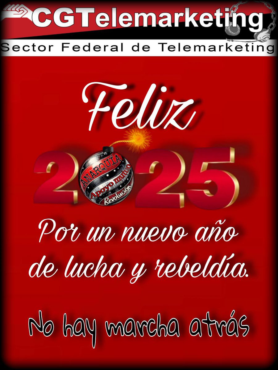 🔴⚫ El sector de Telemarketing os desea feliz año.