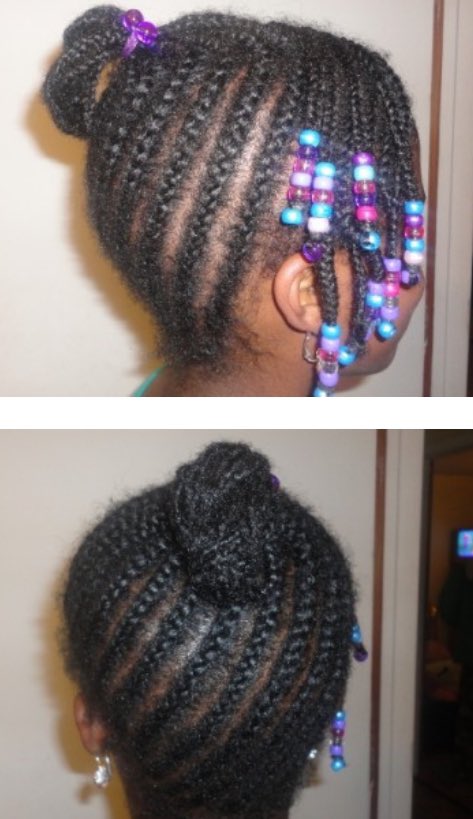 RonnieLewis4's tweet photo. #braids #blackhairstyles #blackhair #kinkyhair #kinky #coily #hairbeads #cornrows #braiding #littlegirlhair #ethnichair #frenchbraid https://t.co/SyE9VxCFr4 https://t.co/PGaPOFqwLn