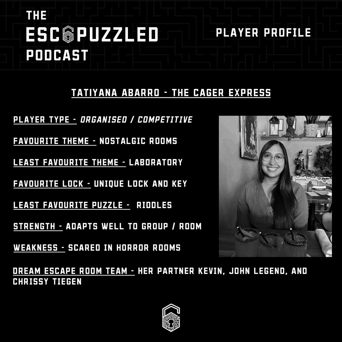 Kicking off Episode 1 of Season 2

Our next guests on the ESCAPUZZLED podcast are Ezekiel Cager Ky, Beth Divel and Tatiyana Abarro of the Cager Express podcast!

Tune in on New Years Day to hear us talk all things podcasts, favourite escape games, dream guests and so much more…