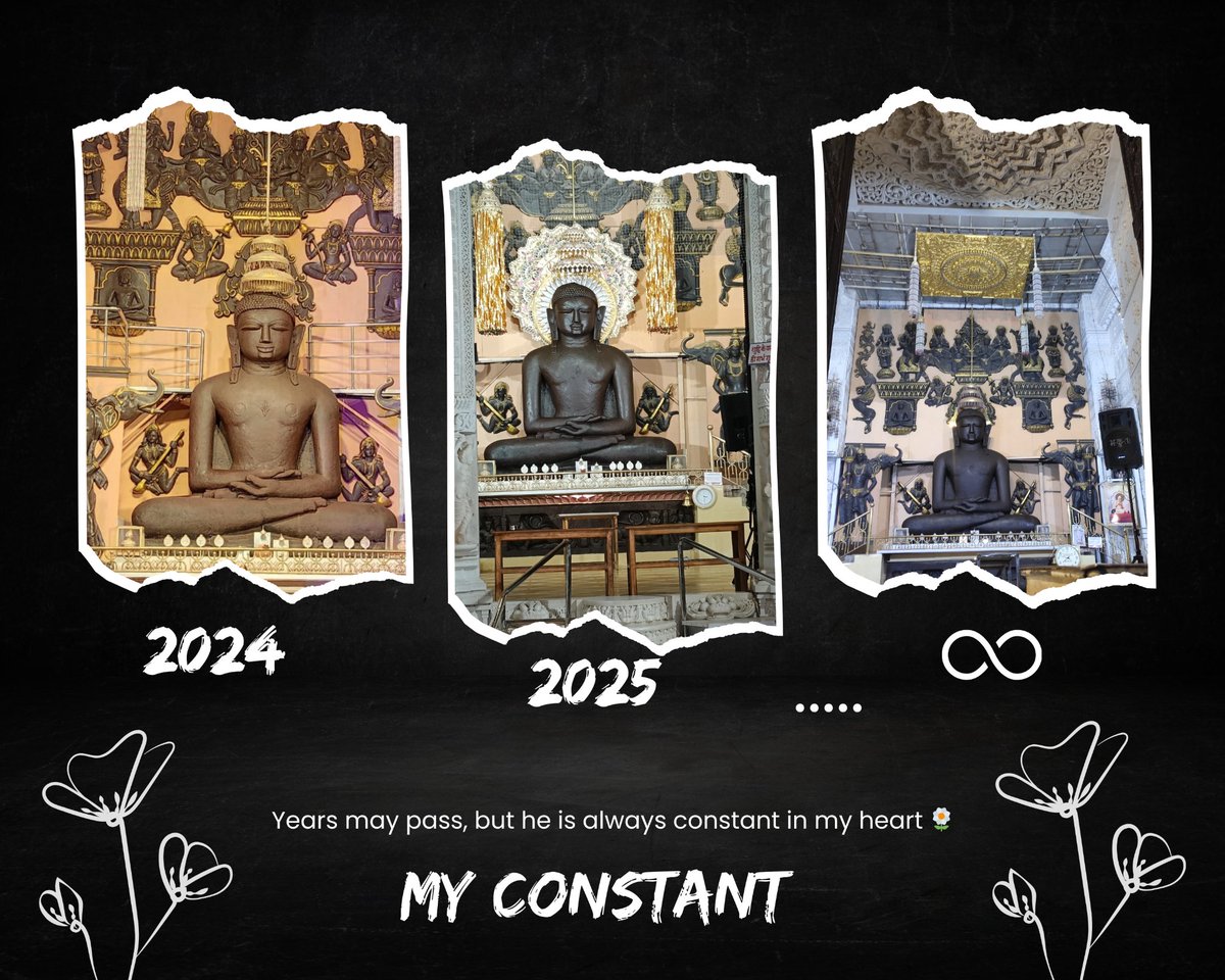 jainrohit2026's tweet image. Years may pass, but he is always constant in my heart 🌼

 #jainism #BadeBaba #kundalpur #NewYear2025 #2025 ...... ♾️