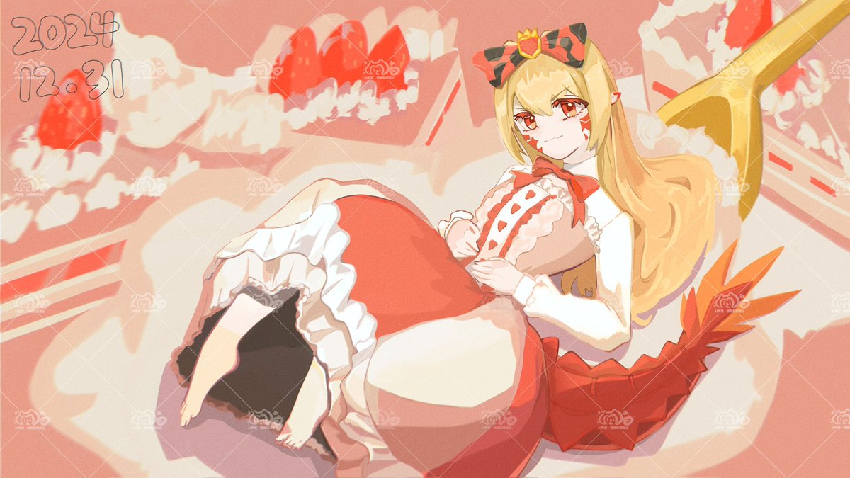 2024最後の絵！なんとなく間に会った
ドラコーちゃま🍓🐉
#FGO#fate#ソドムズビースト