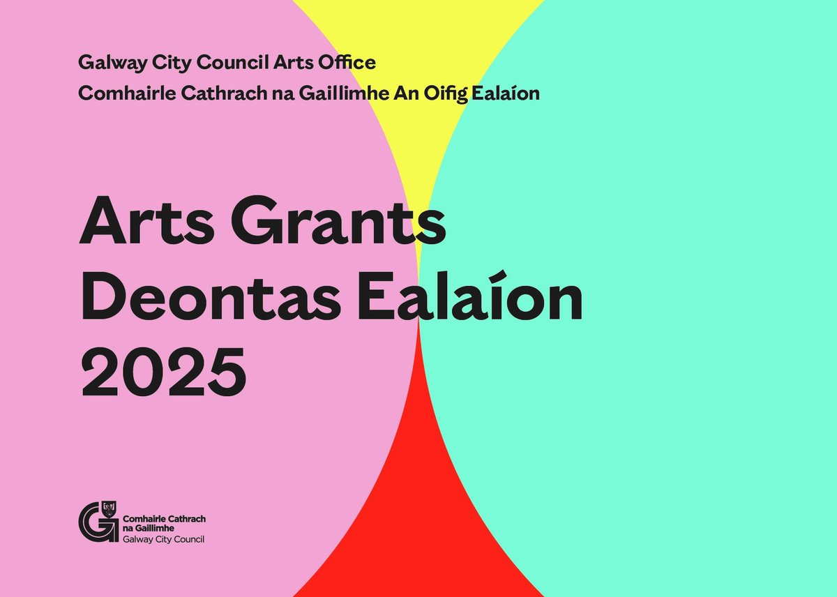 Galway City Arts Office (@cityartsgalway) on Twitter photo Arts Grants Funding is available for professional artists, amateur artists, voluntary art organisations, community programmes, art projects and more in 2025 🙌✨ Apply now before the deadline on January 14th: GalwayCity.ie/ArtsGrants
Supported by <a href="/GalwayCityCo/">Galway City Council</a> Arts Office Arts Grants Funding is available for professional artists, amateur artists, voluntary art organisations, community programmes, art projects and more in 2025 🙌✨ Apply now before the deadline on January 14th: GalwayCity.ie/ArtsGrants
Supported by <a href="/GalwayCityCo/">Galway City Council</a> Arts Office