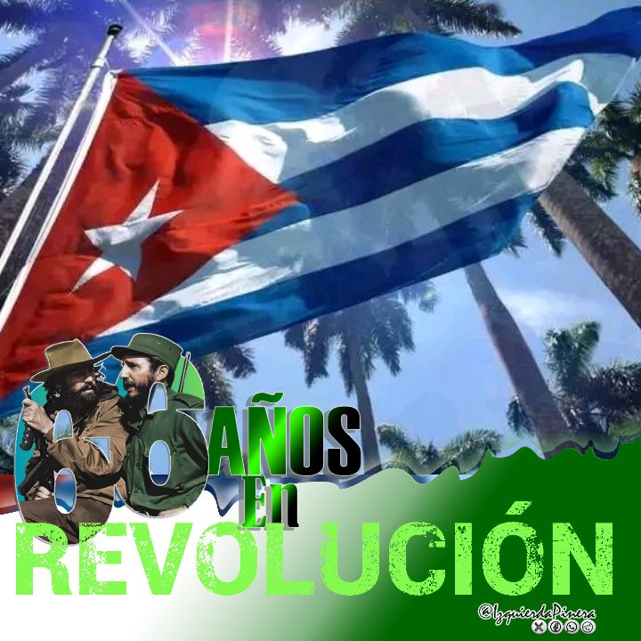 Estamos a solo algunas horas de #66AñosEnRevolución y ya se siente la cubanía en esta tierra mambisa, rebelde y continuadora del legado histórico.

Levantemos nuestra bandera cubana más alto que nunca y que su estrella ilumine este 31 de diciembre.

¡Viva la Revolución Cubana!!!