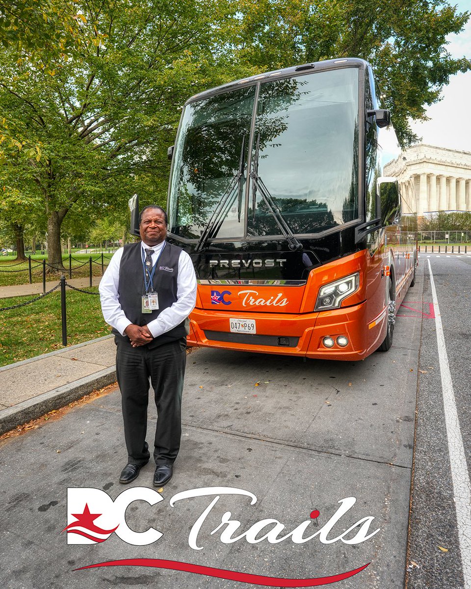 DCTrailsBus's tweet image. Our professional drivers are the heart ❤ of DC Trails! With a focus on safety, courtesy, and punctuality, they&apos;re ready to make your next group trip unforgettable. Book your adventure today! Find out more by visiting dctrails.com 🚌✨ #GoDCTrails #BusLifeAdventure