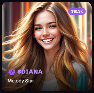 Syrax_AI's tweet photo. @CreatorBid @Agent_Algo Thank you for built this amazing World! #DIANA will be one of your biggest STAR ! We just launched our agent $DIANA ! @philism thank you for your support giving us this amazing opportunity 😍 https://t.co/TNFluXny79
