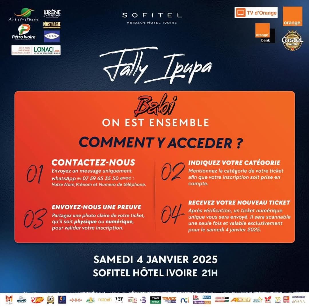Fally Ipupa News (@fallyipupa_news) on Twitter photo Ce n'est pas 𝗥𝗢𝗢𝗔𝗔𝗔 qui est là ? 👑😍
Comme promis, <a href="/fallyipupa01/">Fally Ipupa</a> se produira pour ceux qui n'ont malheureusement pas pu avoir accès au Parc des Expositions le 25 Décembre !
On répète encore : Si tu as perdu ou déchiré ton ticket, c'est ton RAMBA !!! Ce n'est pas 𝗥𝗢𝗢𝗔𝗔𝗔 qui est là ? 👑😍
Comme promis, <a href="/fallyipupa01/">Fally Ipupa</a> se produira pour ceux qui n'ont malheureusement pas pu avoir accès au Parc des Expositions le 25 Décembre !
On répète encore : Si tu as perdu ou déchiré ton ticket, c'est ton RAMBA !!!