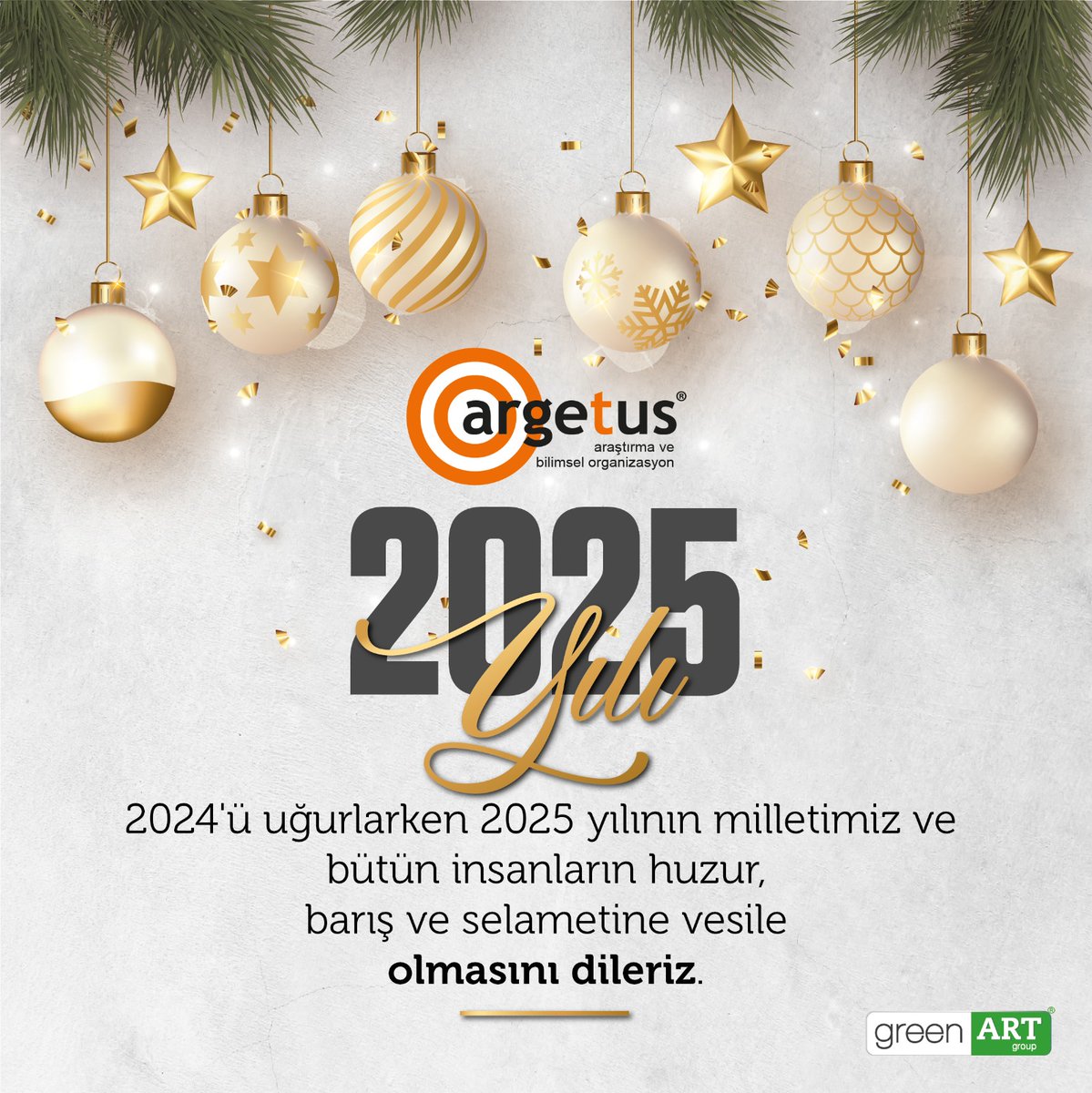 2024'ü uğurlarken #2025 yılının milletimiz ve bütün insanların huzur, barış ve selametine vesile olmasını dileriz.

#2025YeniYıl
