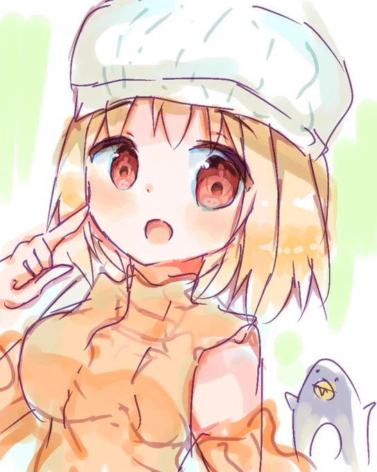 これは閑咲あめさんが描いてくれた雛型いろは可愛すぎて可愛い 