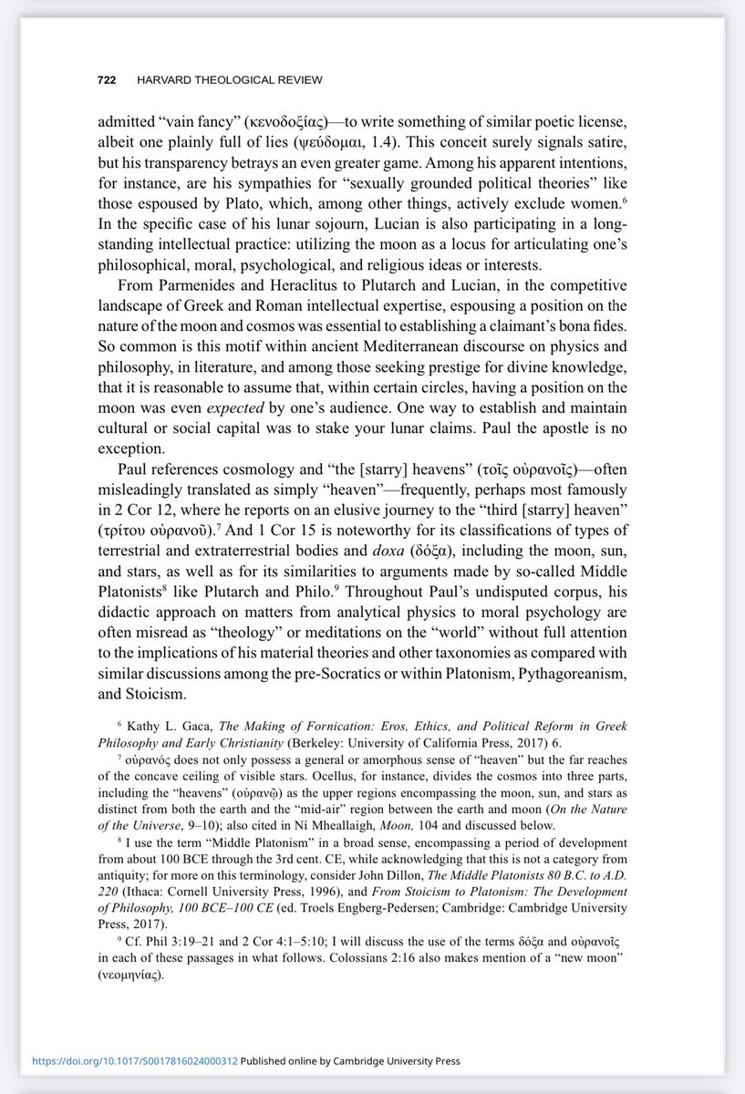 Robyn Faith Walsh (@zafulotus.bsky.social) (@zafulotus) on Twitter photo Just under the wire for 2024! Check out my latest with Harvard Theological Review on what Paul thinks of the moon! 🌙 At the airport now, but will post a preview on Academia soon! urldefense.com/v3/__https://d…$
<a href="/CambUP_Religion/">Cambridge University Press - Religion</a> Just under the wire for 2024! Check out my latest with Harvard Theological Review on what Paul thinks of the moon! 🌙 At the airport now, but will post a preview on Academia soon! urldefense.com/v3/__https://d…$
<a href="/CambUP_Religion/">Cambridge University Press - Religion</a>