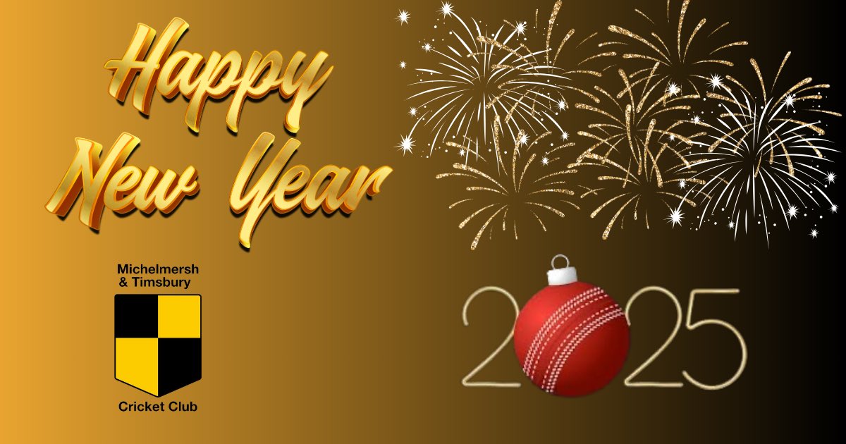Michandtimscc's tweet photo. Wishing you all a Happy New Year. 

We are all very much looking forward to 2025, especially the cricket season which is fast approaching! https://t.co/JIQldL5eWc
