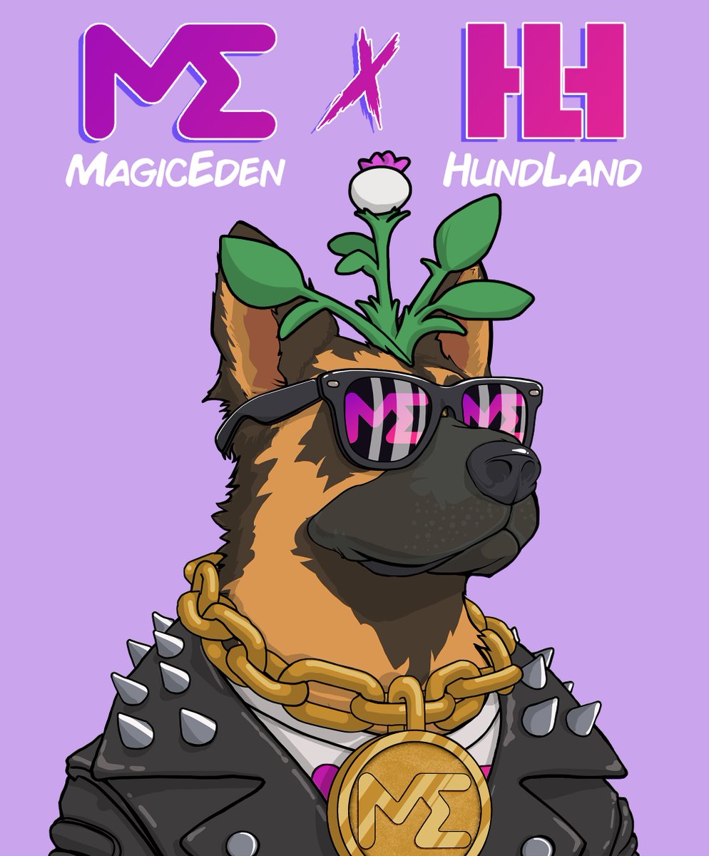 HUNDLAND X MAGIC EDEN

We’re thrilled to announce our partnership with <a href="/MagicEden/">Magic Eden 🪄</a> to launch our NFT collection, HUNDLAND, on their premier Launchpad! 🚀  

Stay tuned for more updates, the countdown to HUNDLAND begins now! 🐾