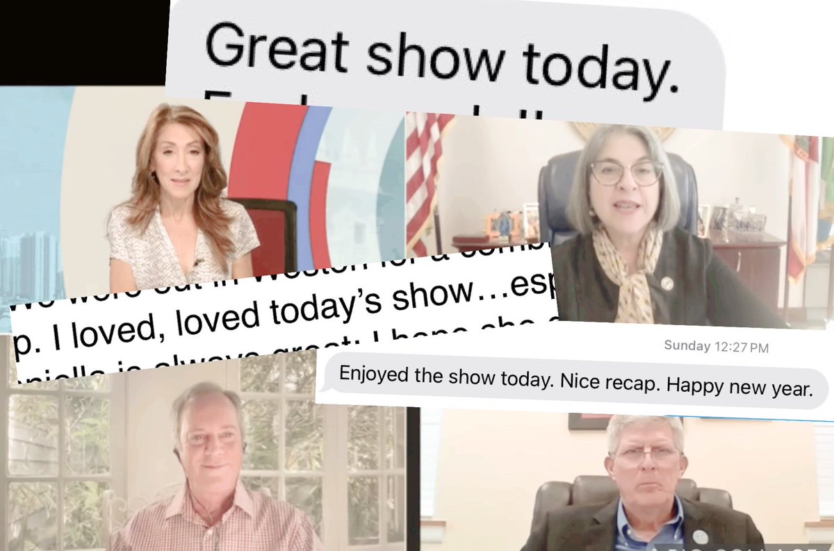 Glenna Milberg (@glennawplg) on Twitter photo Start 2025 with a SoFlo #TWISF tradition!
Miami Dade, Broward & Monroe Mayors look ahead together - what's coming for you in 2025.
Watch here ▶️ <a href="/WPLGLocal10/">WPLG Local 10 News</a>
local10.com/this-week-in-s… Start 2025 with a SoFlo #TWISF tradition!
Miami Dade, Broward & Monroe Mayors look ahead together - what's coming for you in 2025.
Watch here ▶️ <a href="/WPLGLocal10/">WPLG Local 10 News</a>
local10.com/this-week-in-s…