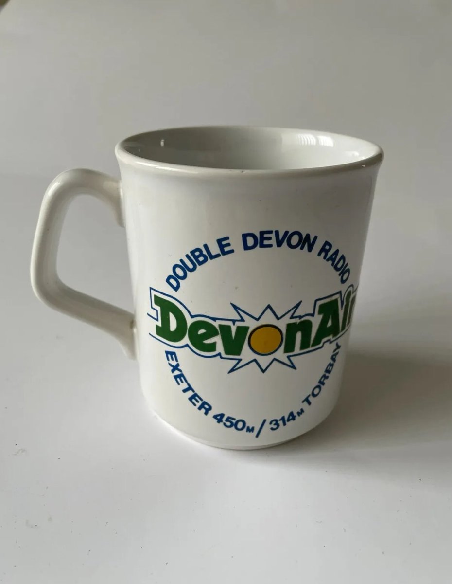 RadioMugs's tweet photo. 30 years ago today: it’s goodbye to the Heart and Soul of Devon #DevonAir #showusyourmugs - hear the final moments @airchecks https://t.co/Wng5jXu9xn