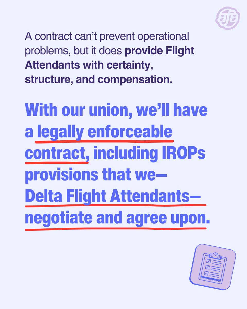 A contract won't stop IROPs, but it could help protect us when they happen.