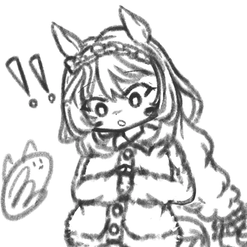 着る毛布の暖かさに驚クリーク👚
#ウマ娘 