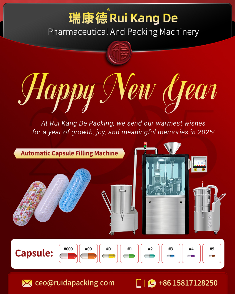 Ruidapacki6181's tweet photo. Happy New Year 2025!
If you're interesting in Automacic Capsule Filling Machine, welcome to contact us!
🌐https://t.co/q2XFL5QCLC
📧ceo@ruidapacking.com
☎️+86 15817128250
#ruikangdepacking #pharmaceutical #capsulefillingmachine #automaticcapsulefillingmachine #HappyNewYear https://t.co/SXEctJMKwd