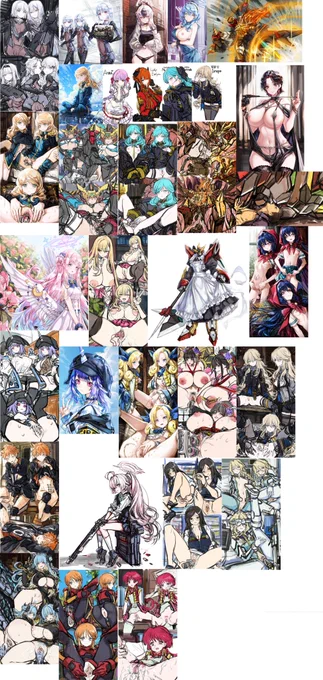 2024年に描いた絵を集めました!!!思ったより私···絵真面目に描いた!!偉い私!!!! 再び迎える2025年も頑張ります!!!! ファイト!!!!私!!! 