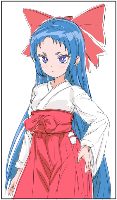 年越し前にオリキャラ描き収め 