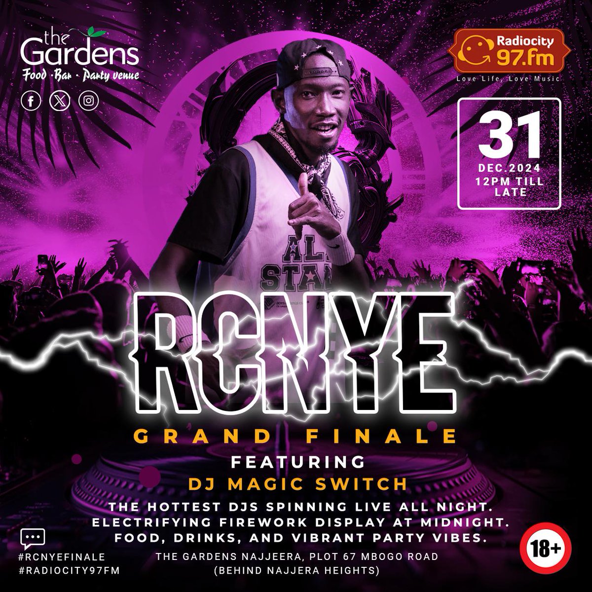 We <a href="/GardensNajjera/">The Gardens - Najjera</a> tonite and live on <a href="/97fmRadiocity/">97FM Radiocity</a> 

💥💥💥

happy new year

bless up