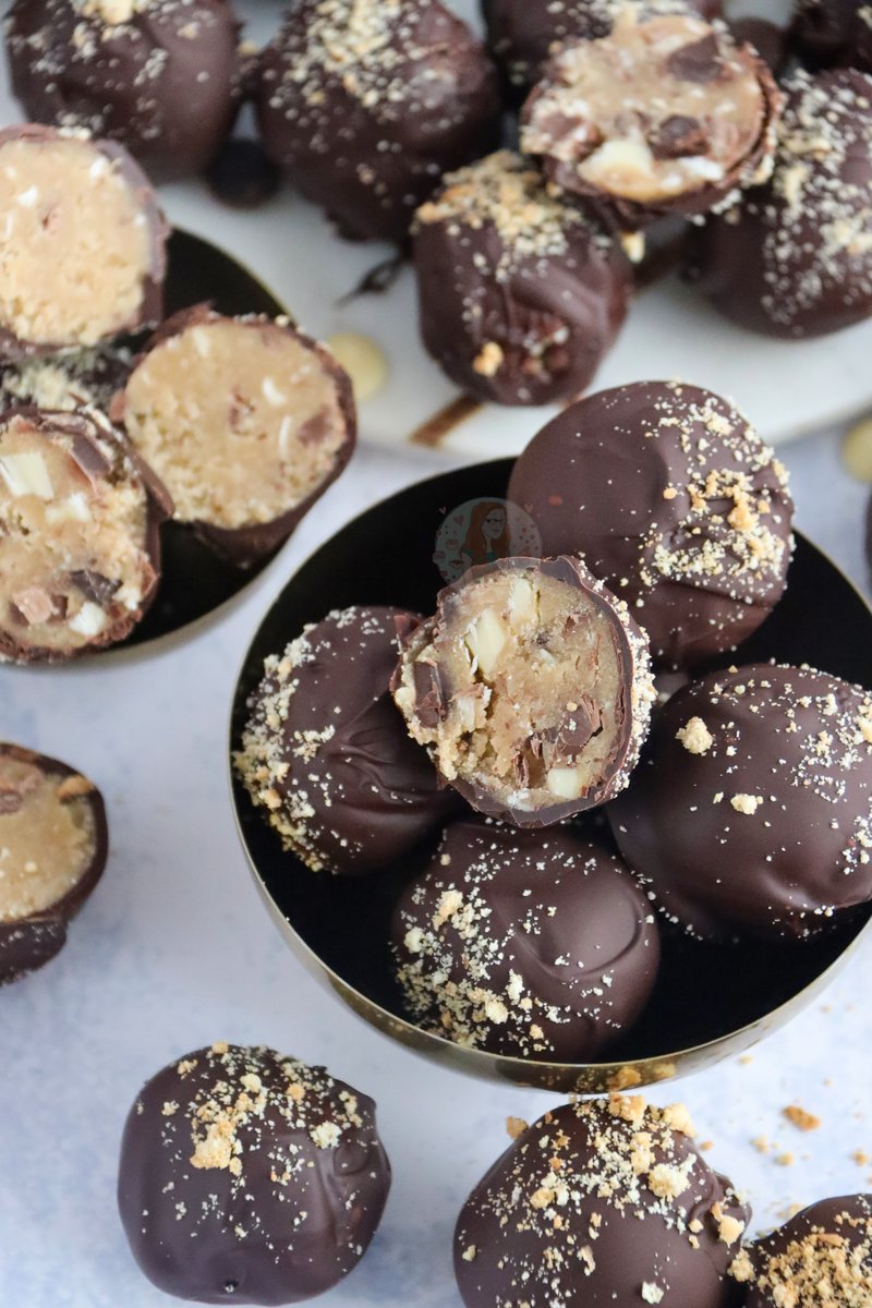 Cookie Dough Truffles 😮🤤 Recipe - janespatisserie.com/2022/07/29/coo…