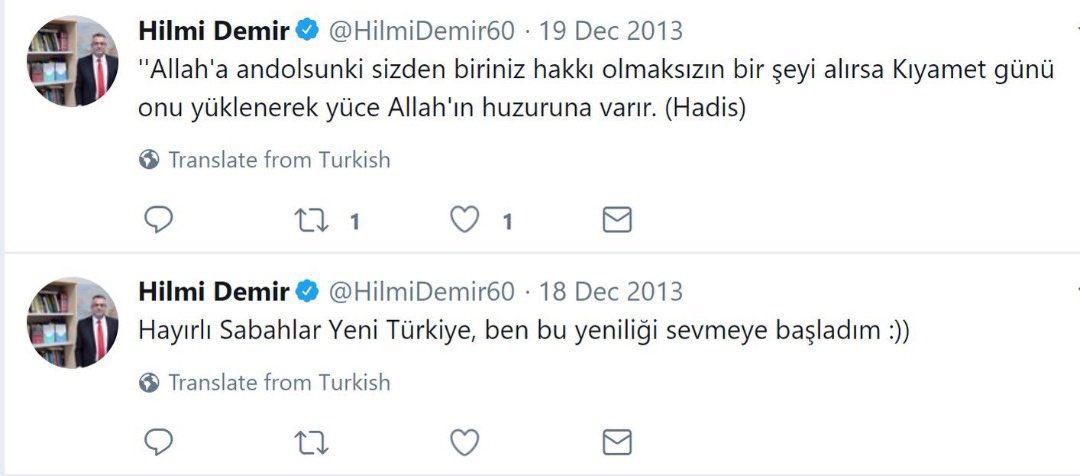 Bu tweeti atan ak-ademisyen, eski bir Fetöcü! 17 Aralık’ta FETÖ’ye destek vermiş, dershanelerin kapatılmasında FETÖ’ye destek vermiş. FETÖ güçten düşünce, kendine yeni sahip yapmış. Muvahhidleri FETÖ’ye kıyas ederek, yeni sahiplerine destek veriyor. Dün rezildiniz, bugün