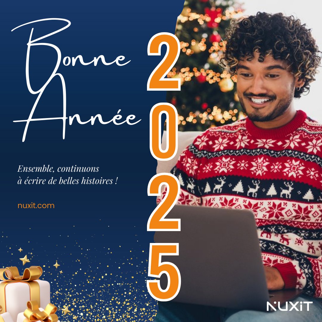 🎉 Que 2025 vous apporte succès, bonheur et innovation. Bonne année à tous ! 🎉

✨ Une nouvelle année, de nouveaux projets, et toujours l’envie de vous accompagner dans vos réussites ! Toute l’équipe vous souhaite une excellente année 2025, remplie de succès et d’inspiration 🌟